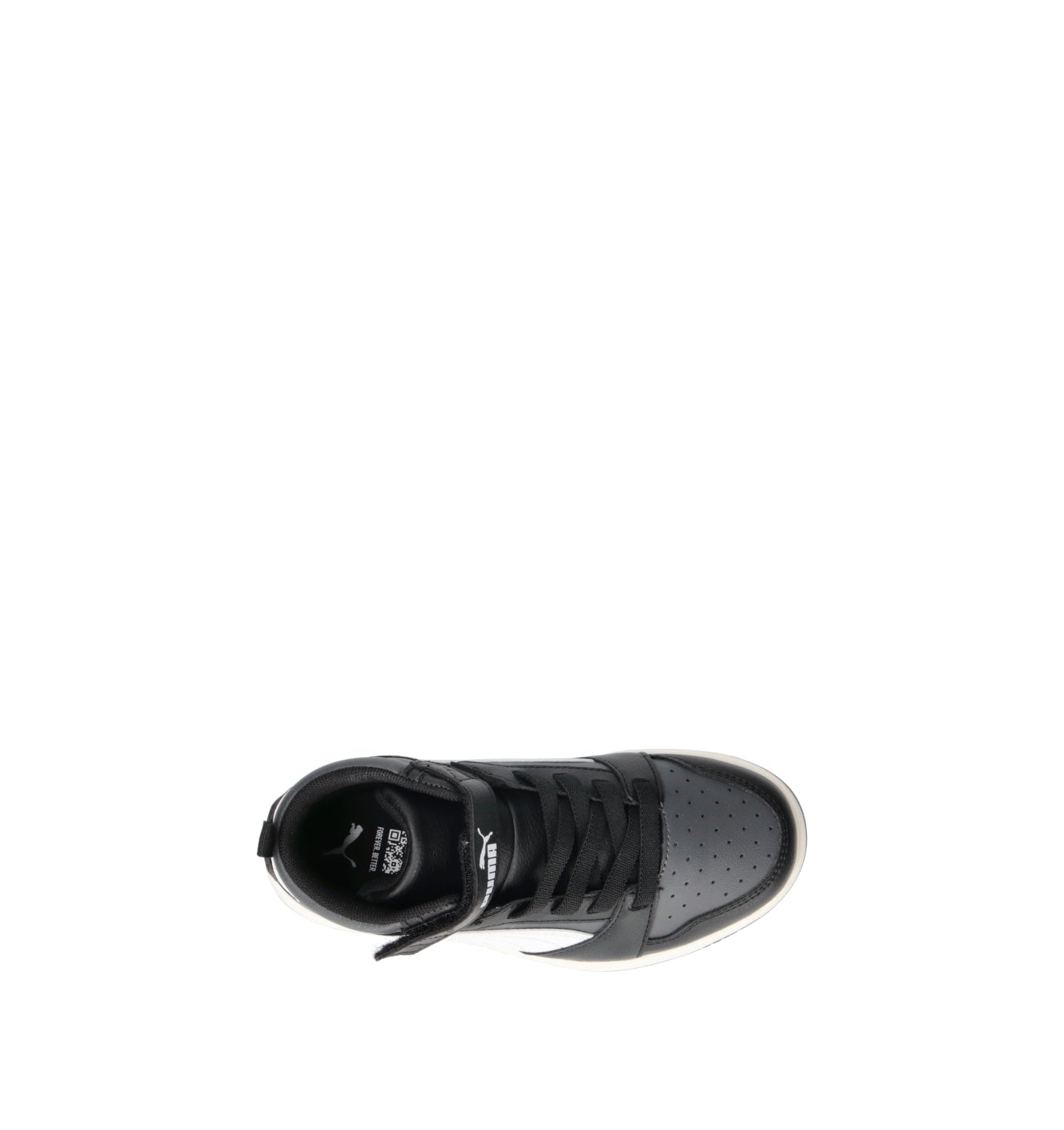 PUMA REBOUND V6 MID AC + PS Sneaker bimbo nera/bianca