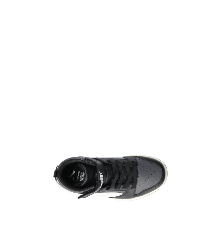 PUMA REBOUND V6 MID AC + PS Sneaker bimbo nera/bianca