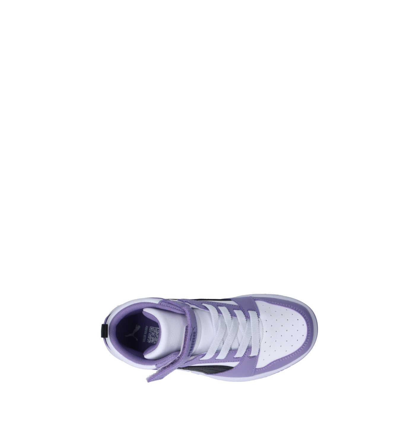 PUMA REBOUND V6 MID AC + PS Sneaker bimba bianca/lilla