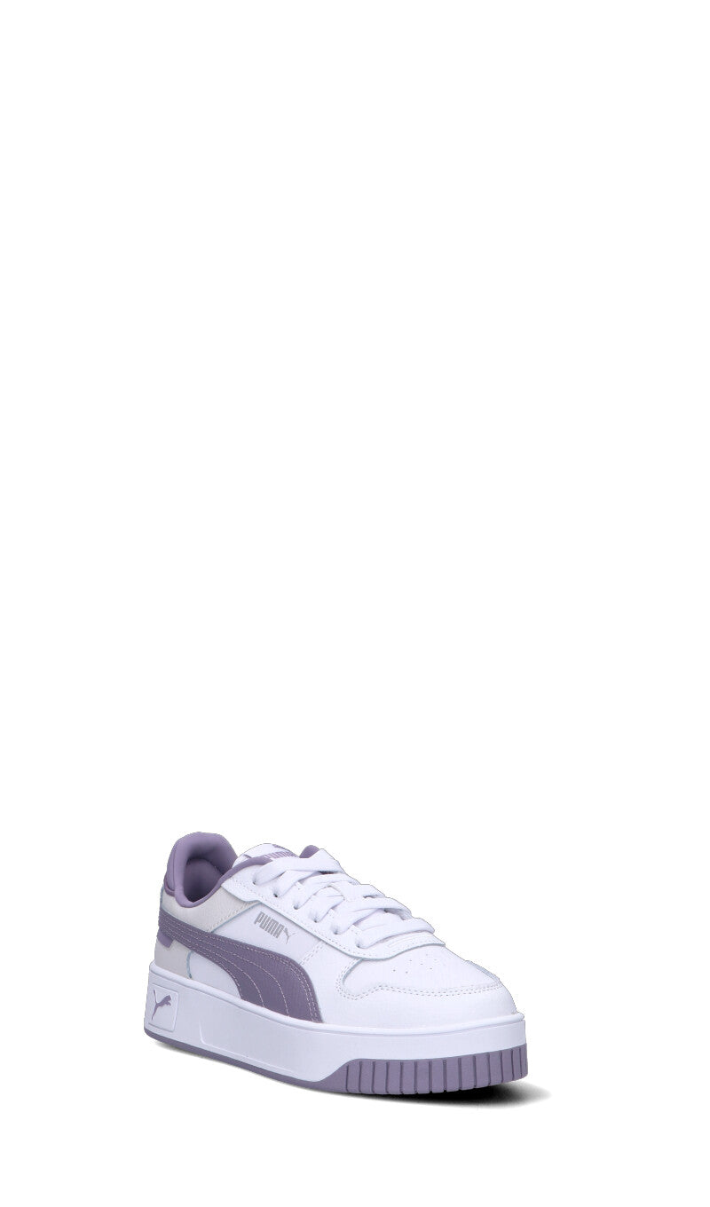 PUMA - CARINA STREET JR Sneaker ragazza bianca/lilla in pelle