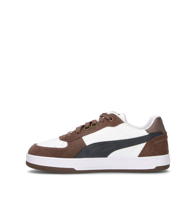PUMA CAVEN 2.0 LUX SD Sneaker uomo bianca/marrone
