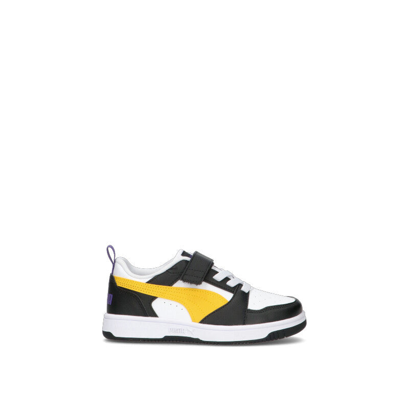 PUMA REBOUND V6 LO AC Sneaker bimbo bianca/nera
