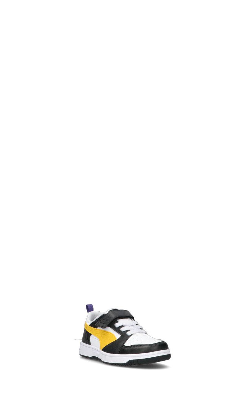 PUMA REBOUND V6 LO AC + INF Sneaker bimbo bianca/nera
