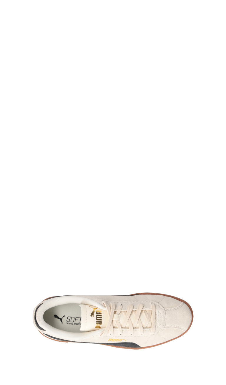 PUMA - CLUB II Sneaker uomo bianca/nera in suede