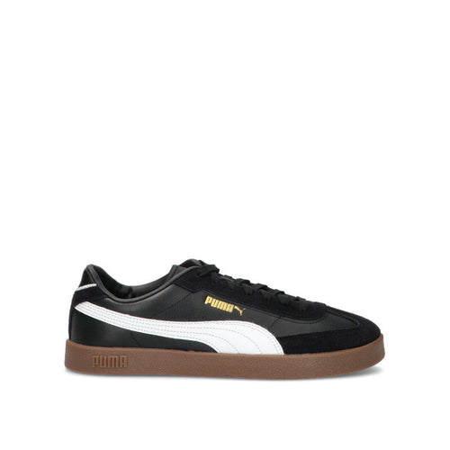 PUMA CLUB II ERA Sneaker uomo nera e bianca in pelle