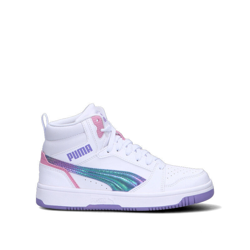 PUMA - REBOUND V6 MID BOUNCY SKY JRSneaker ragazza bianca