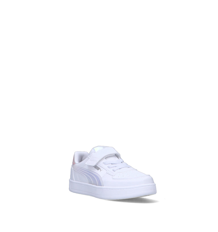 PUMA CAVEN 2.0  HOLO 2.0 AC + PS Sneaker bimba bianca/rosa