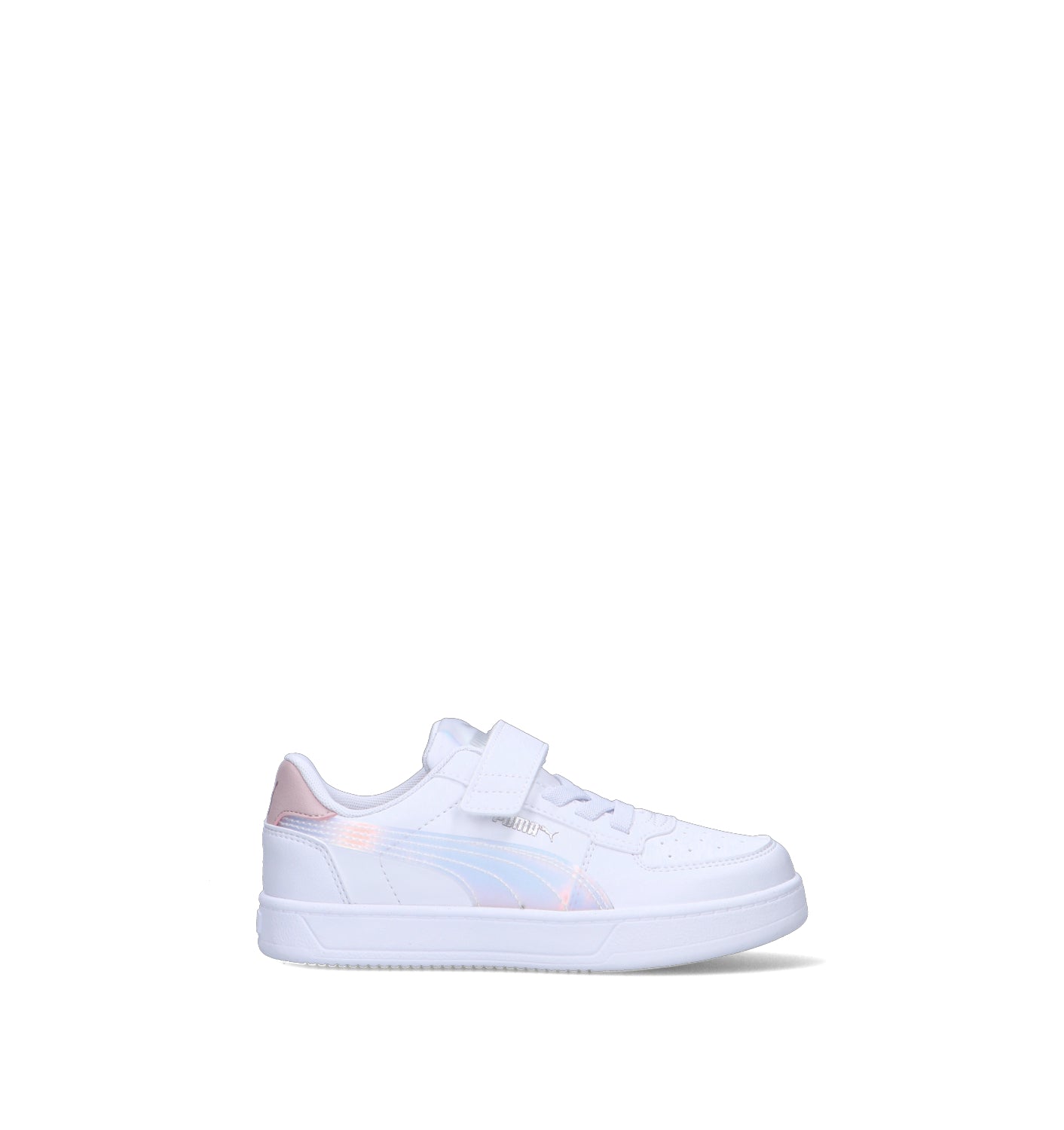 PUMA CAVEN 2.0  HOLO 2.0 AC + PS Sneaker bimba bianca/rosa