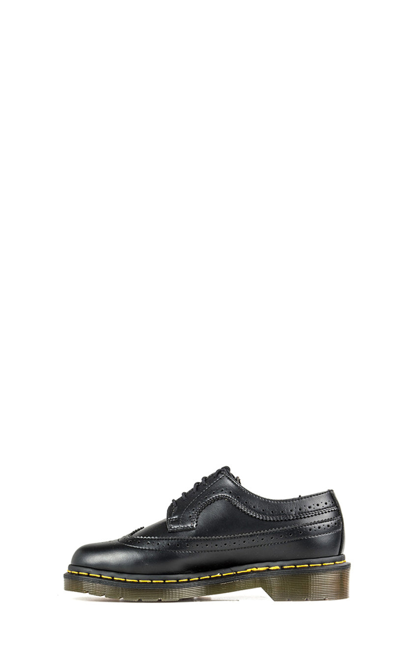 DR. MARTENS VEGAN Stringata donna nera brogue