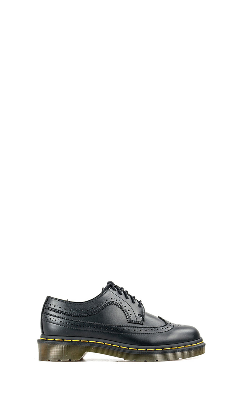 DR. MARTENS VEGAN Stringata donna nera brogue