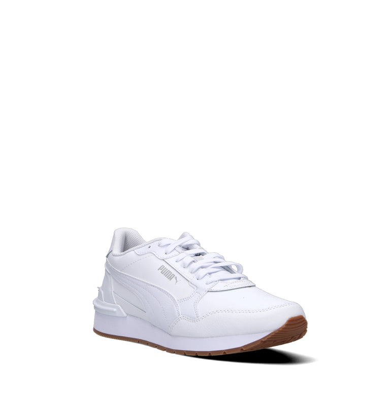 PUMA ST RUNNER V4 L Sneaker uomo bianca in pelle