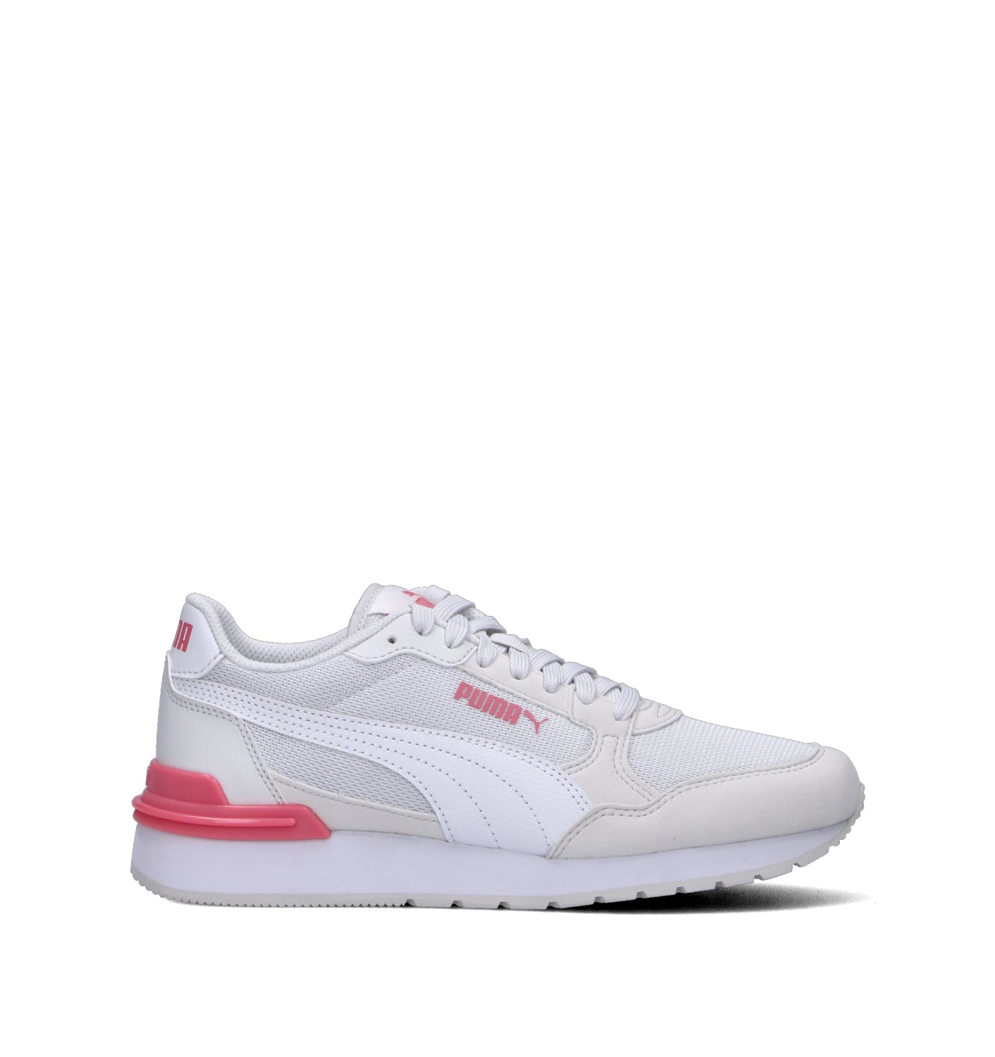 PUMA ST RUNNER V4 MESH JR Sneaker ragazza bianca/rosa