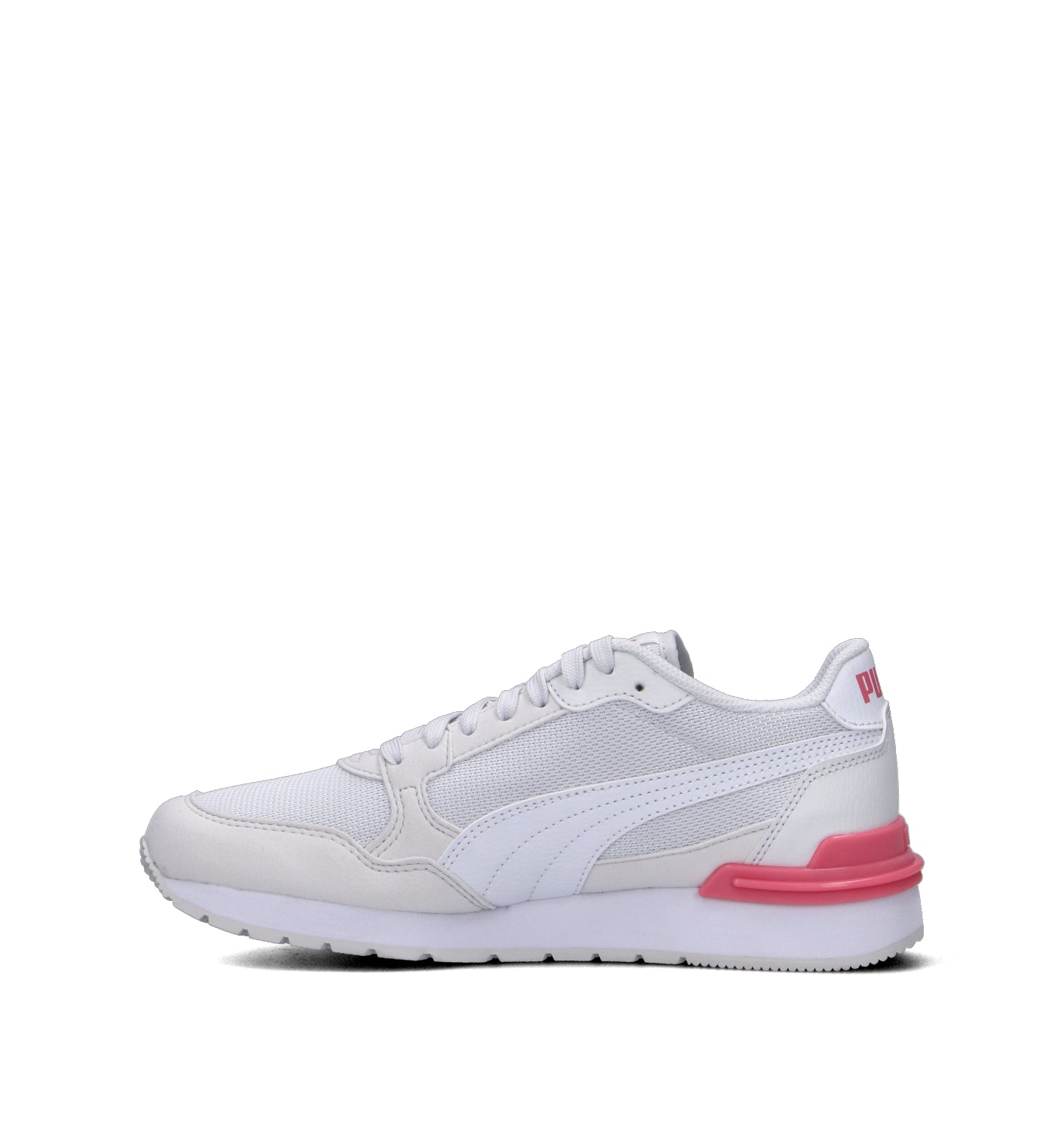 PUMA ST RUNNER V4 MESH JR Sneaker ragazza bianca/rosa
