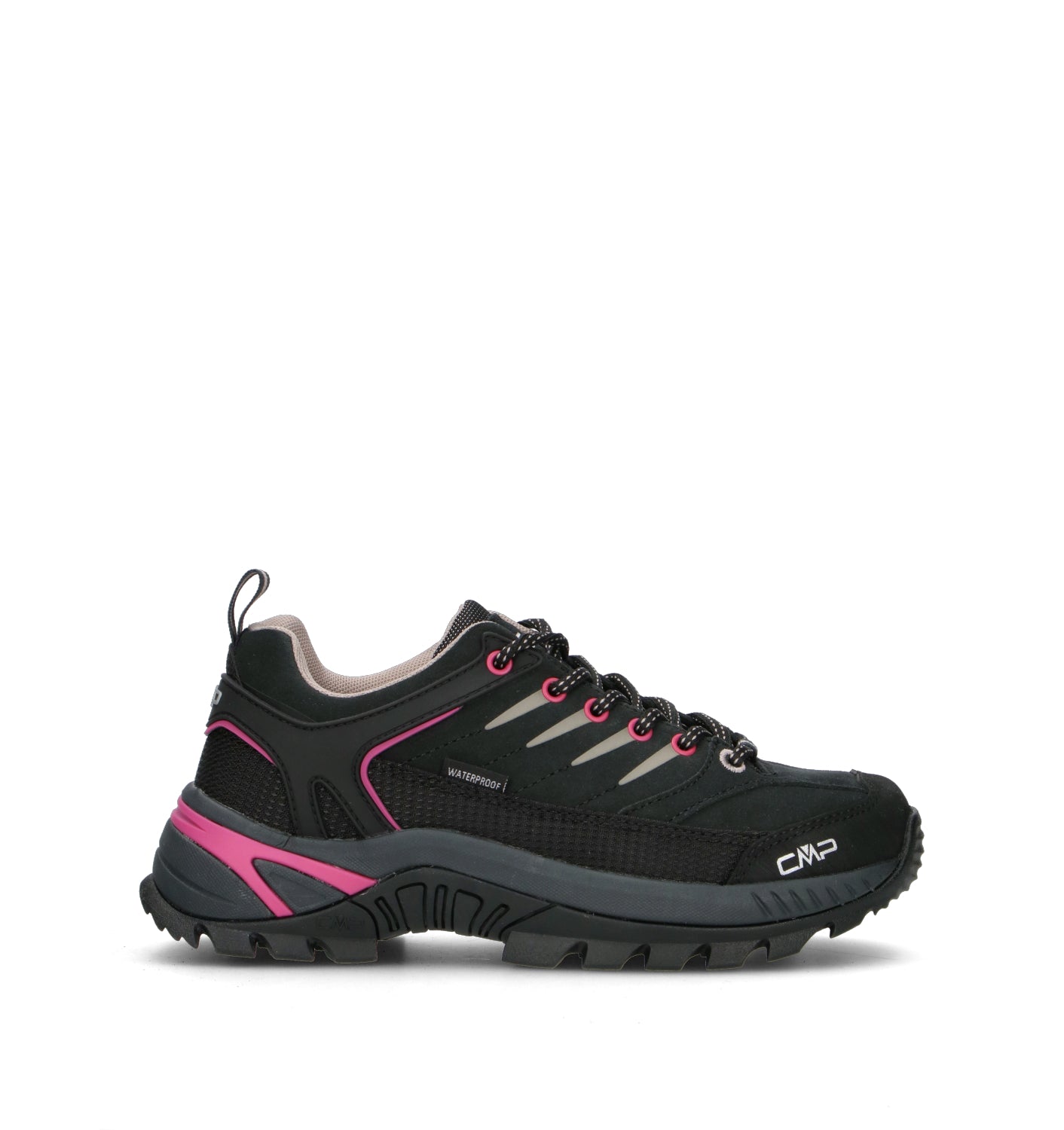 CMP Scarpa trekking donna nera in tessuto waterproof
