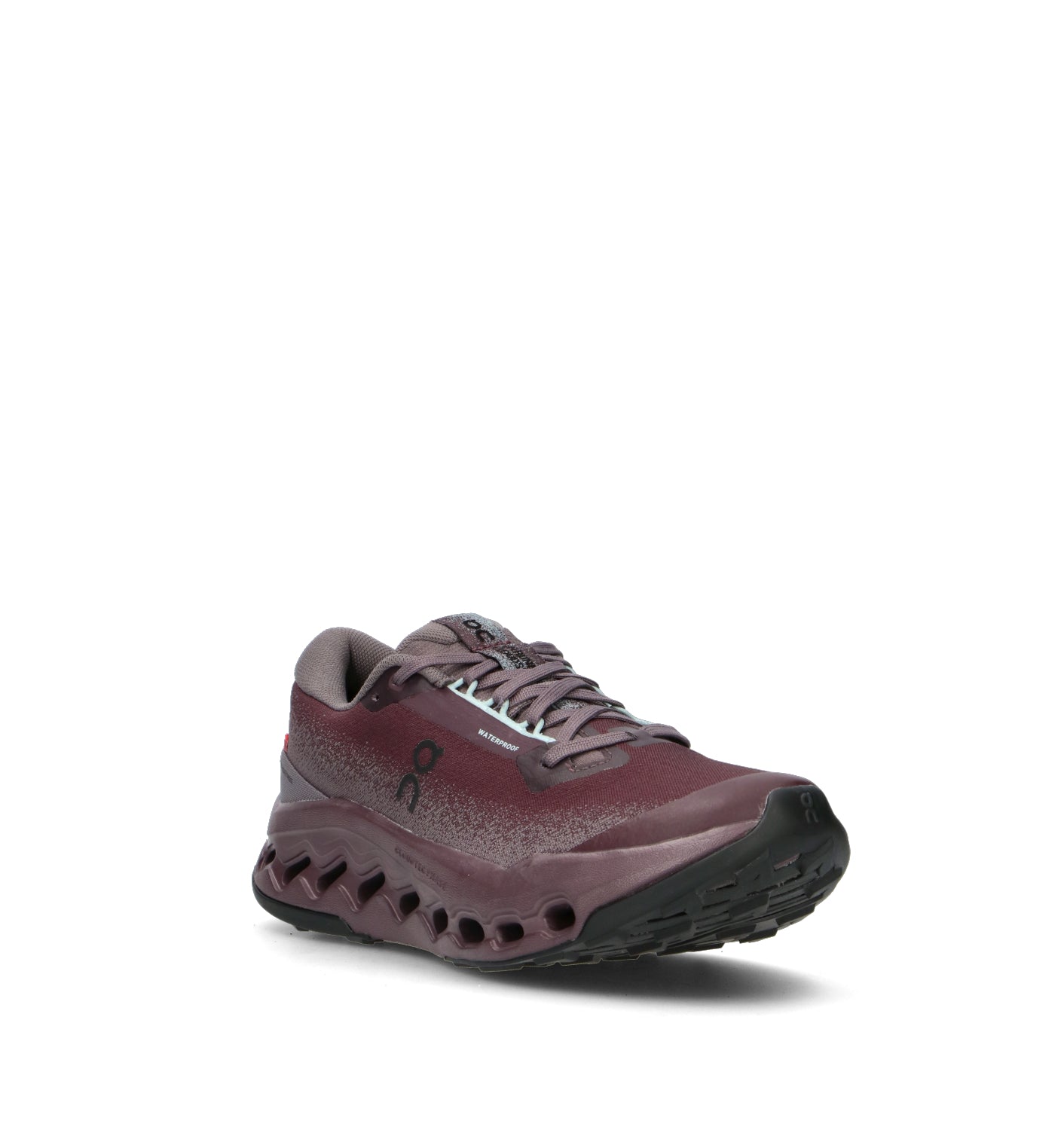 ON CLOUDSURFER TRAIL 2 WP Scarpa running donna bordeaux waterproof