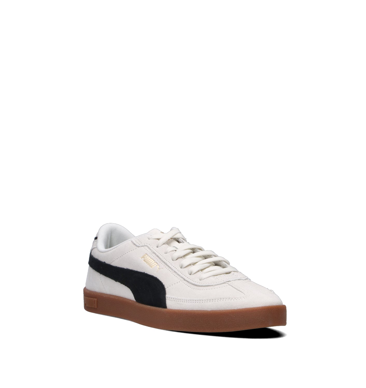 PUMA CLUB II ERA Sneaker uomo bianca/nera in suede