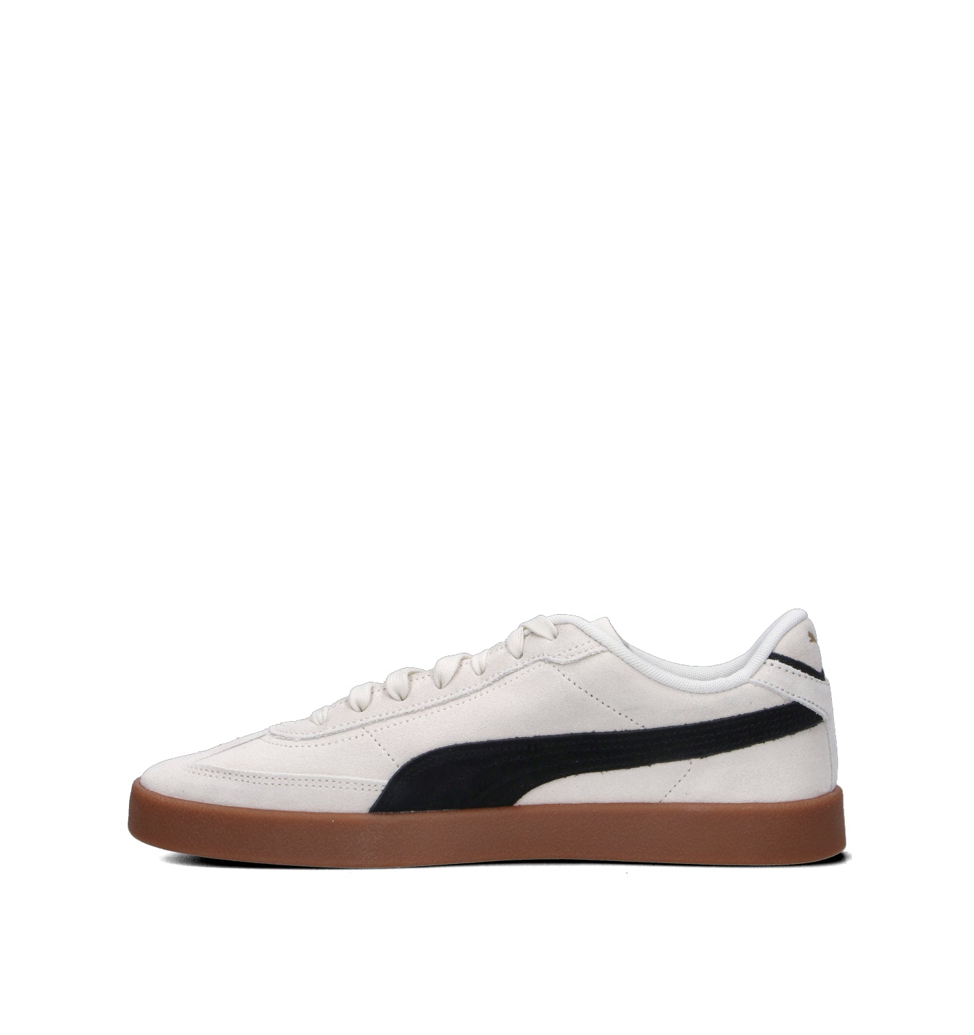 PUMA CLUB II ERA Sneaker uomo bianca/nera in suede