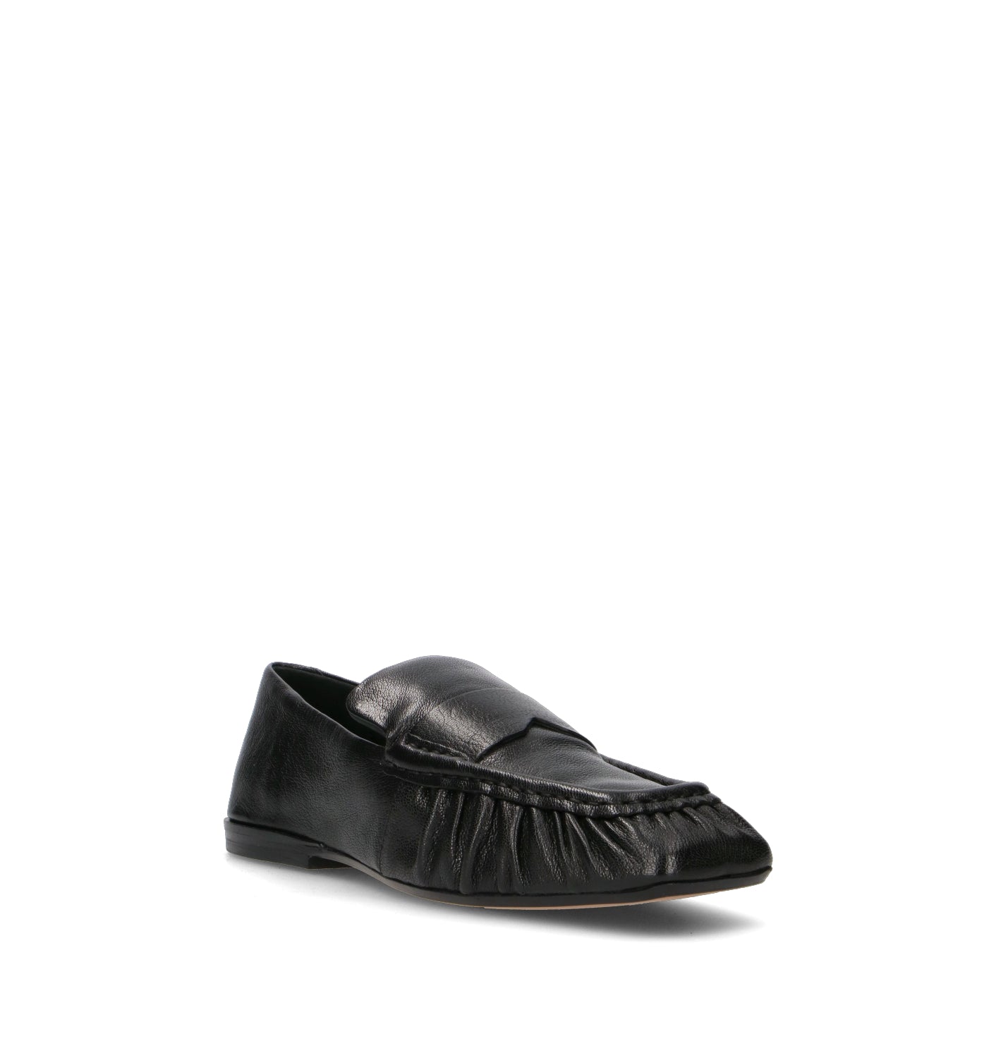 JVAM Mocassino donna nero in pelle