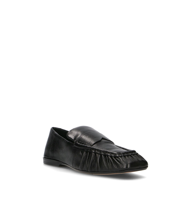 JVAM Mocassino donna nero in pelle