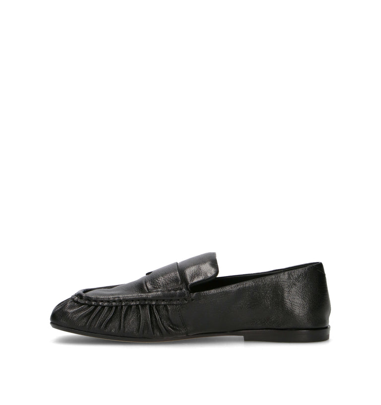 JVAM Mocassino donna nero in pelle