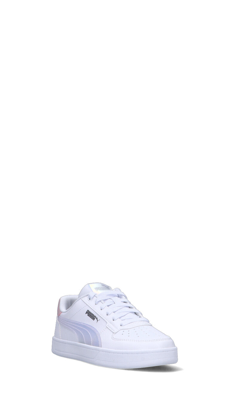 PUMA CAVEN 2.0M HOLO 2.0 JR Sneaker ragazza bianca/rosa