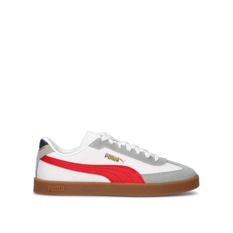 PUMA CLUB II ERA CV JR Sneaker ragazzo bianca/rossa