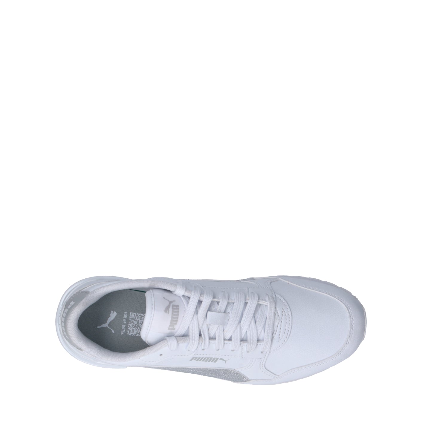 PUMA ST RUNNER V4 SL GLITTER Jr Sneaker ragazza bianca