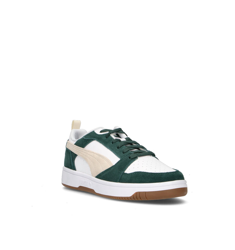 PUMA REBOUND V6 LOW SD Sneaker uomo bianca/verde