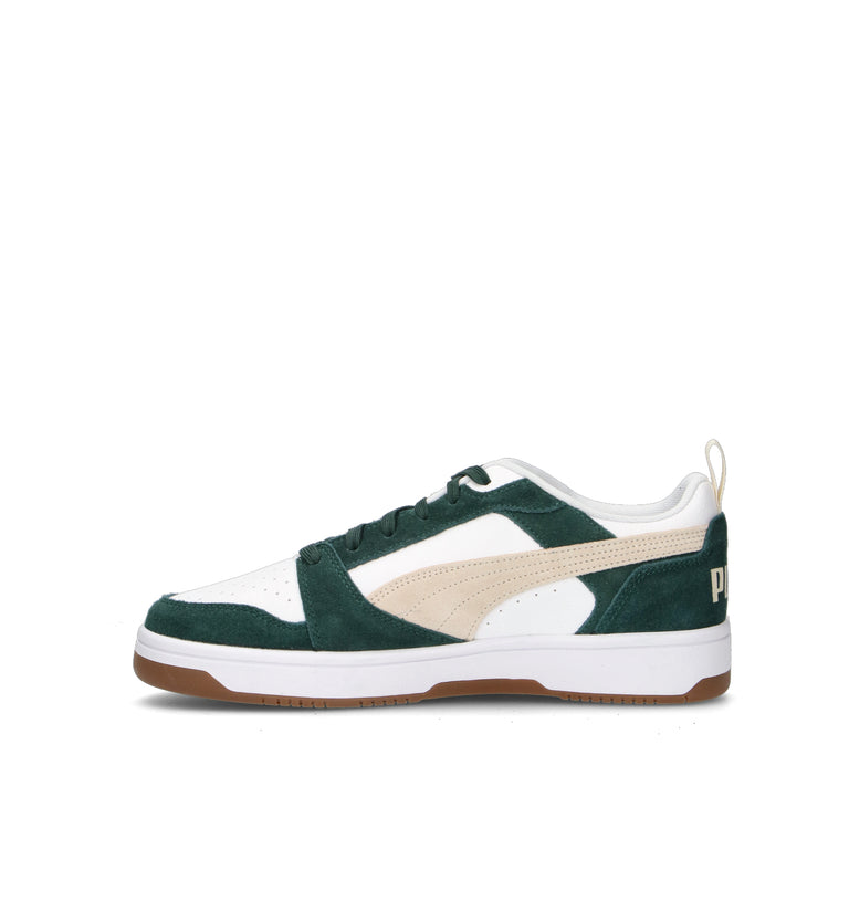 PUMA REBOUND V6 LOW SD Sneaker uomo bianca/verde