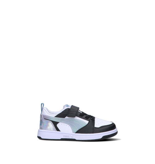 PUMA REBOUND V6 LO SPACE BELLE AC + PS Sneaker bimbo bianca/nera
