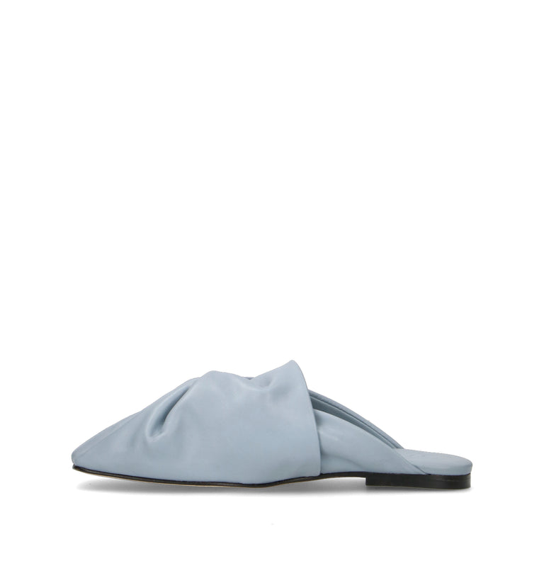 JVAM Sabot donna azzurro in pelle