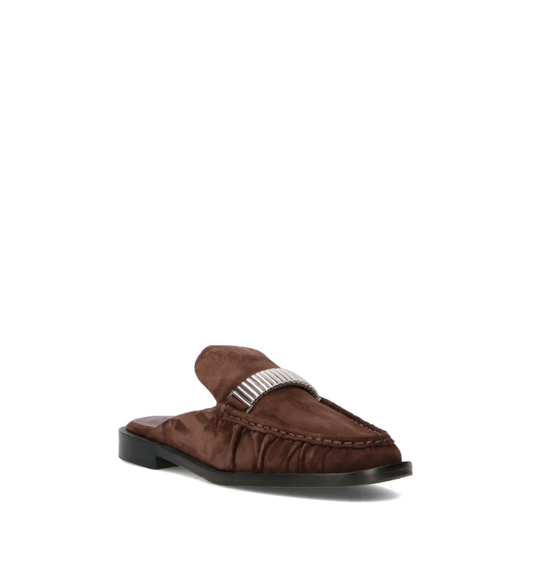 JVAM Sabot donna marrone in suede