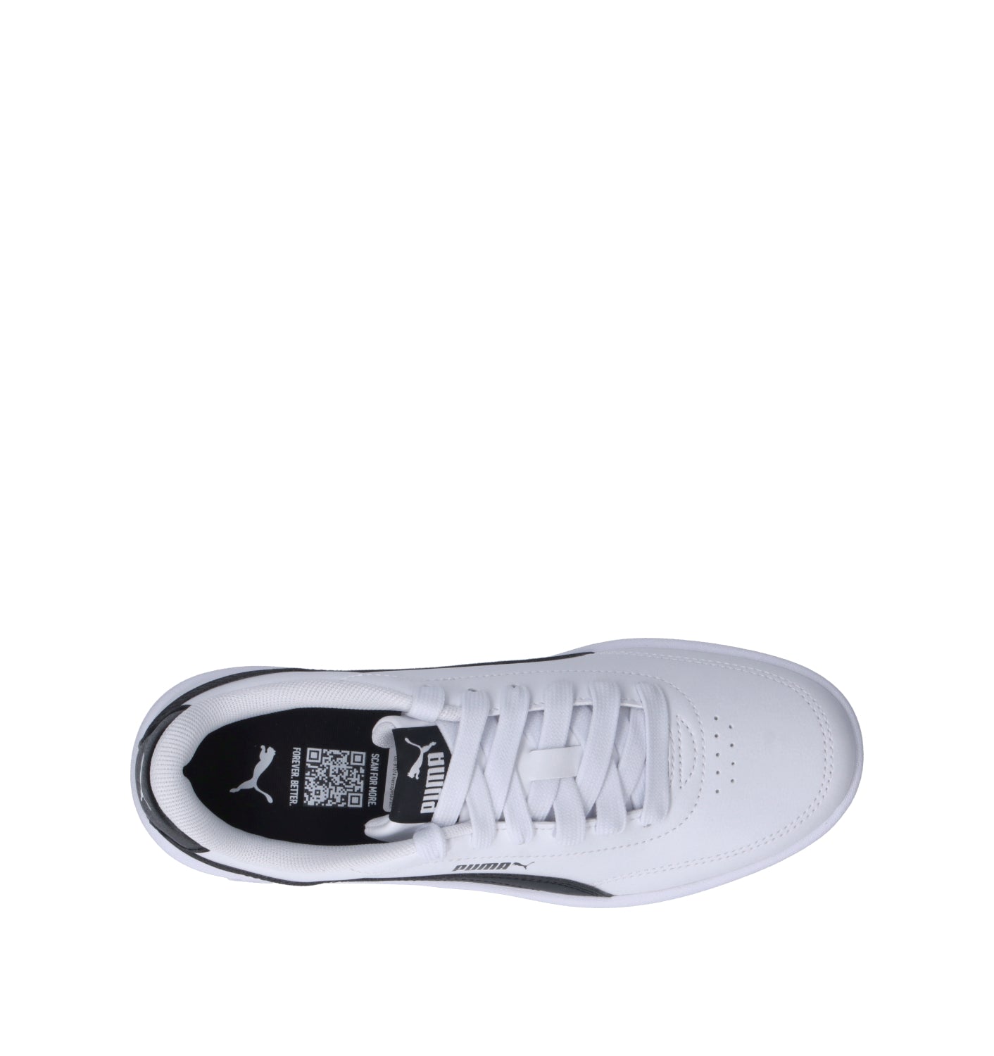 PUMA COURT CLASSIC CLEAN Jr Sneaker ragazzo bianca