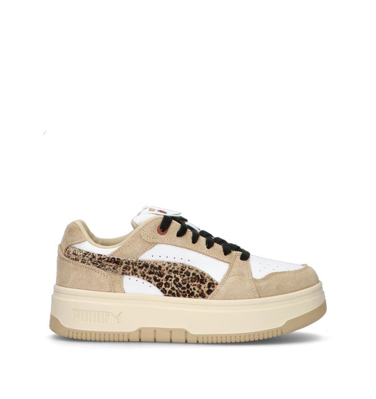 PUMA REBOUND FEMME LOW ANIMAL Sneaker donna bianca