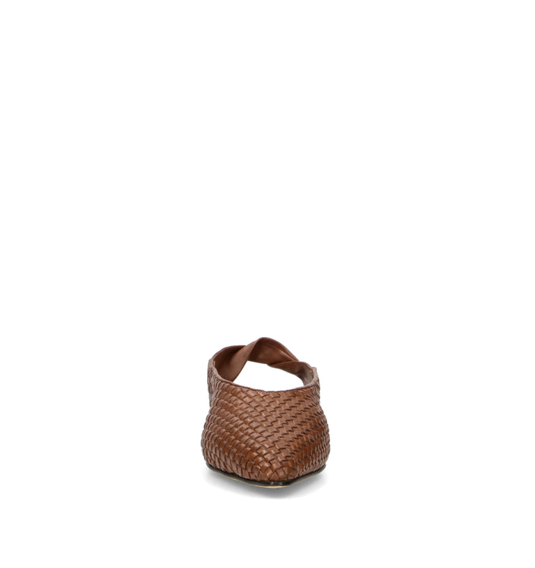 JVAM Slingback donna marrone in pelle