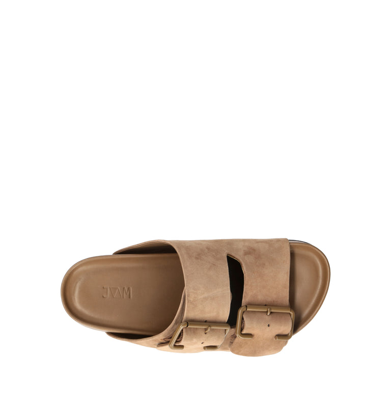 JVAM Sandalo donna taupe in pelle
