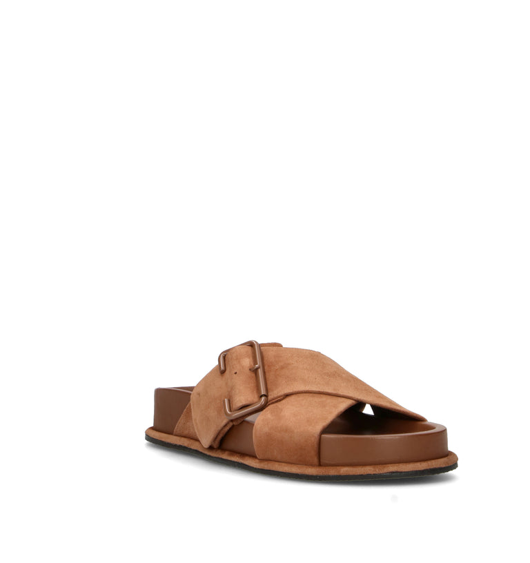 JVAM Ciabatta donna biscotto in suede