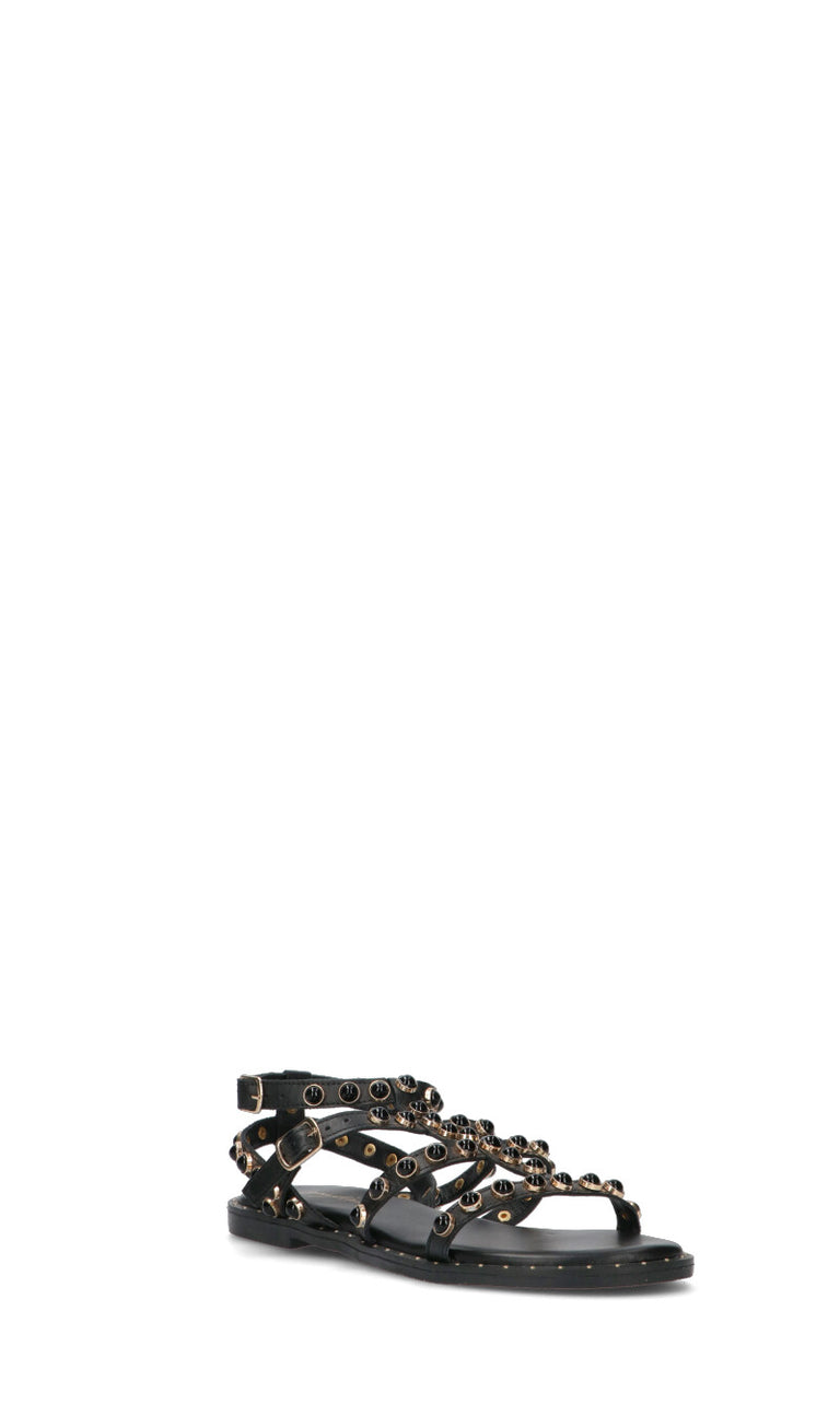 GRAFIA Sandalo donna nero in pelle