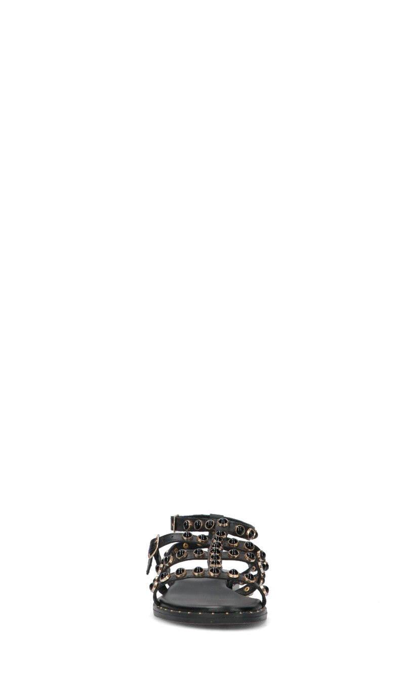 GRAFIA Sandalo donna nero in pelle