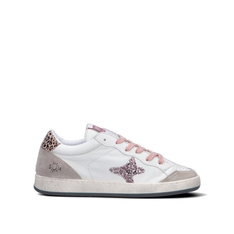 AMA-BRAND Sneaker donna bianca in pelle