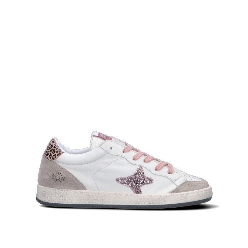 AMA-BRAND Sneaker donna bianca in pelle