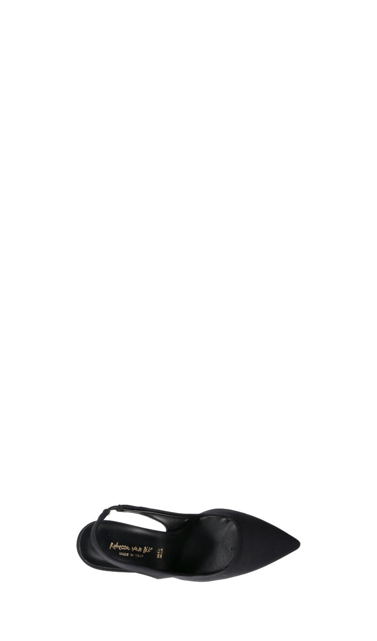REBECCA VAN DIK Slingback donna nera
