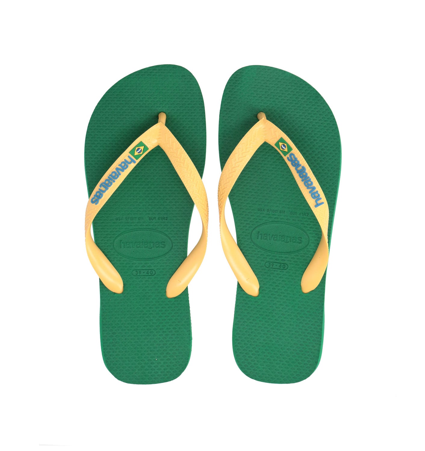 HAVAIANAS Ciabatta donna verde/gialla