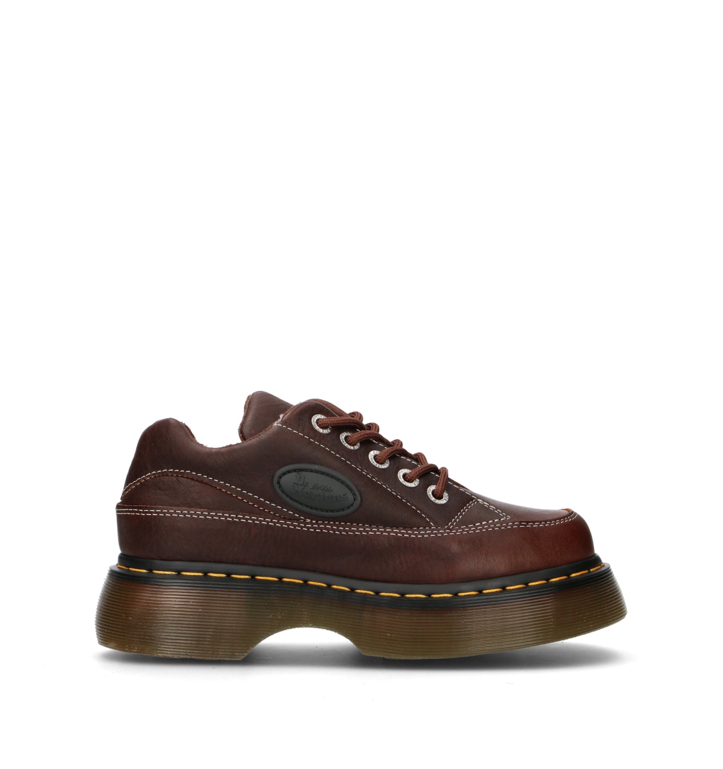 DR. MARTENS BUZZ 5I Stringata donna marrone in pelle