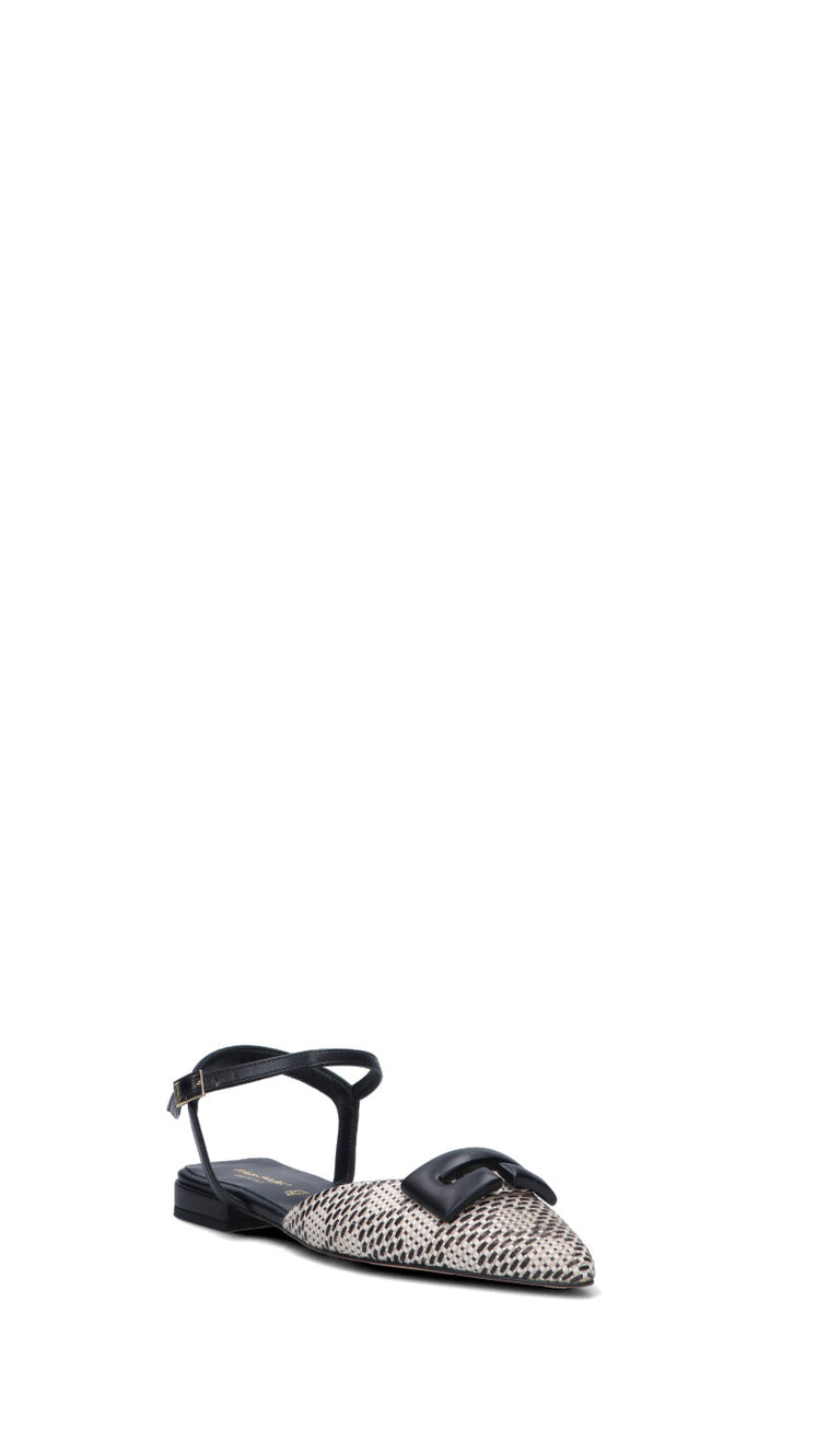 REBECCA VAN DIK Slingback donna nera