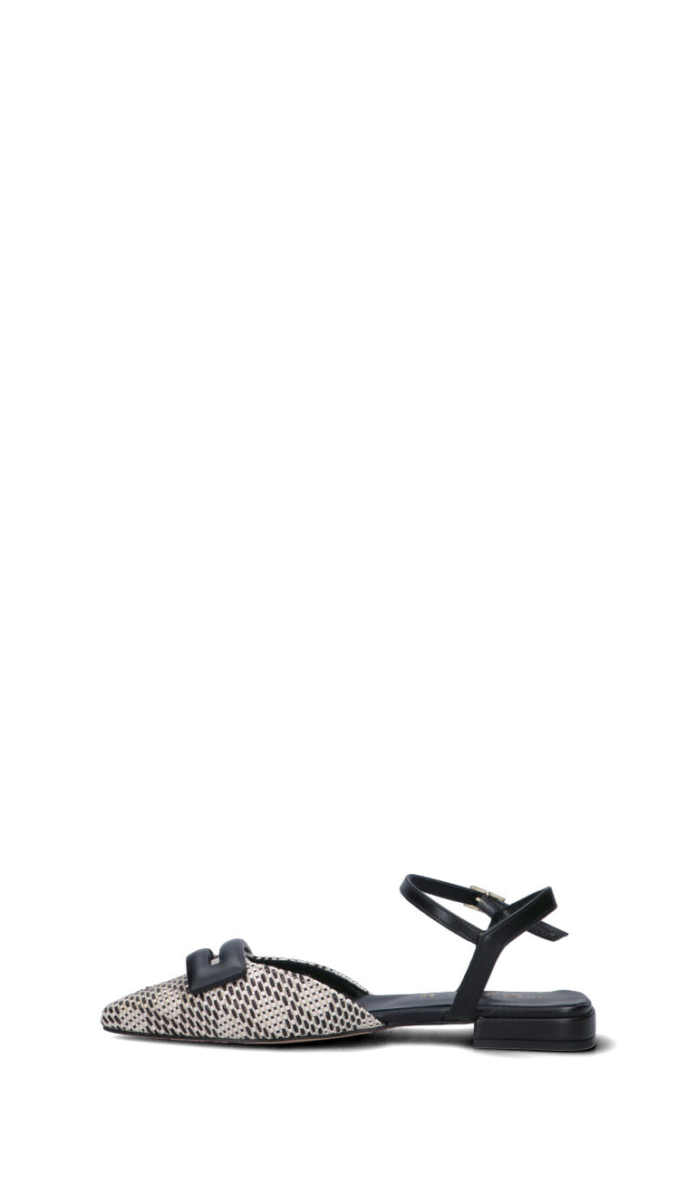 REBECCA VAN DIK Slingback donna nera