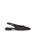 REBECCA VAN DIK Slingback donna nera