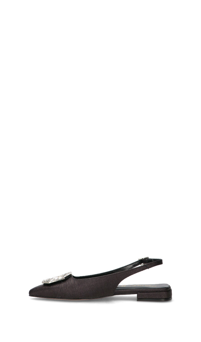 REBECCA VAN DIK Slingback donna nera