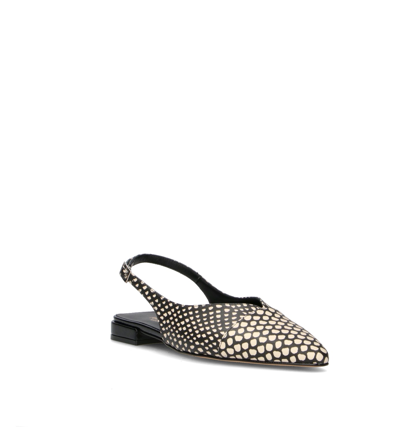 REBECCA VAN DIK Slingback donna bianca/nera