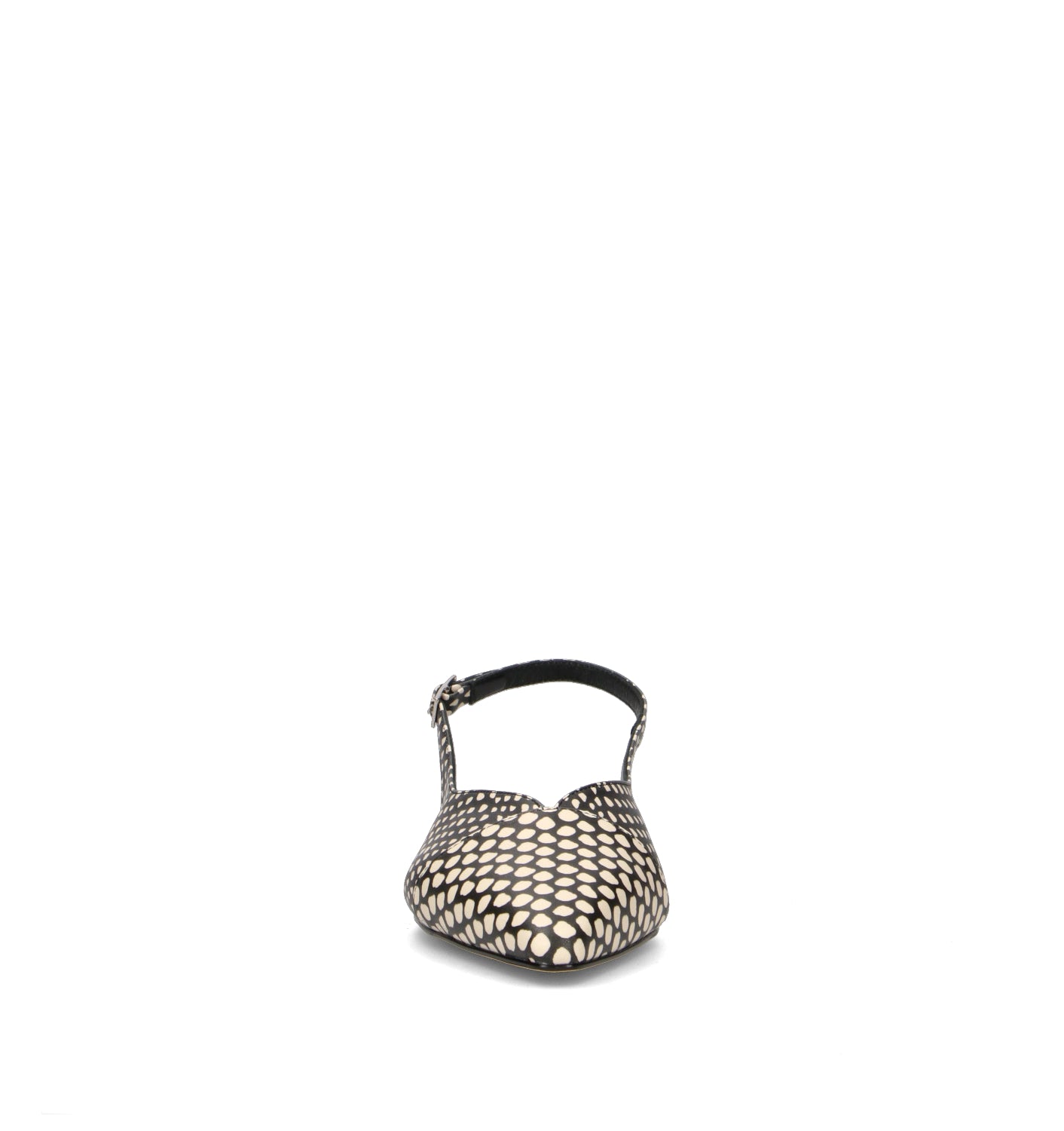 REBECCA VAN DIK Slingback donna bianca/nera